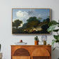 Landscape with Shepherds and Flock of Sheep, c. 1763-1765 - Floater Framed Canvas Print