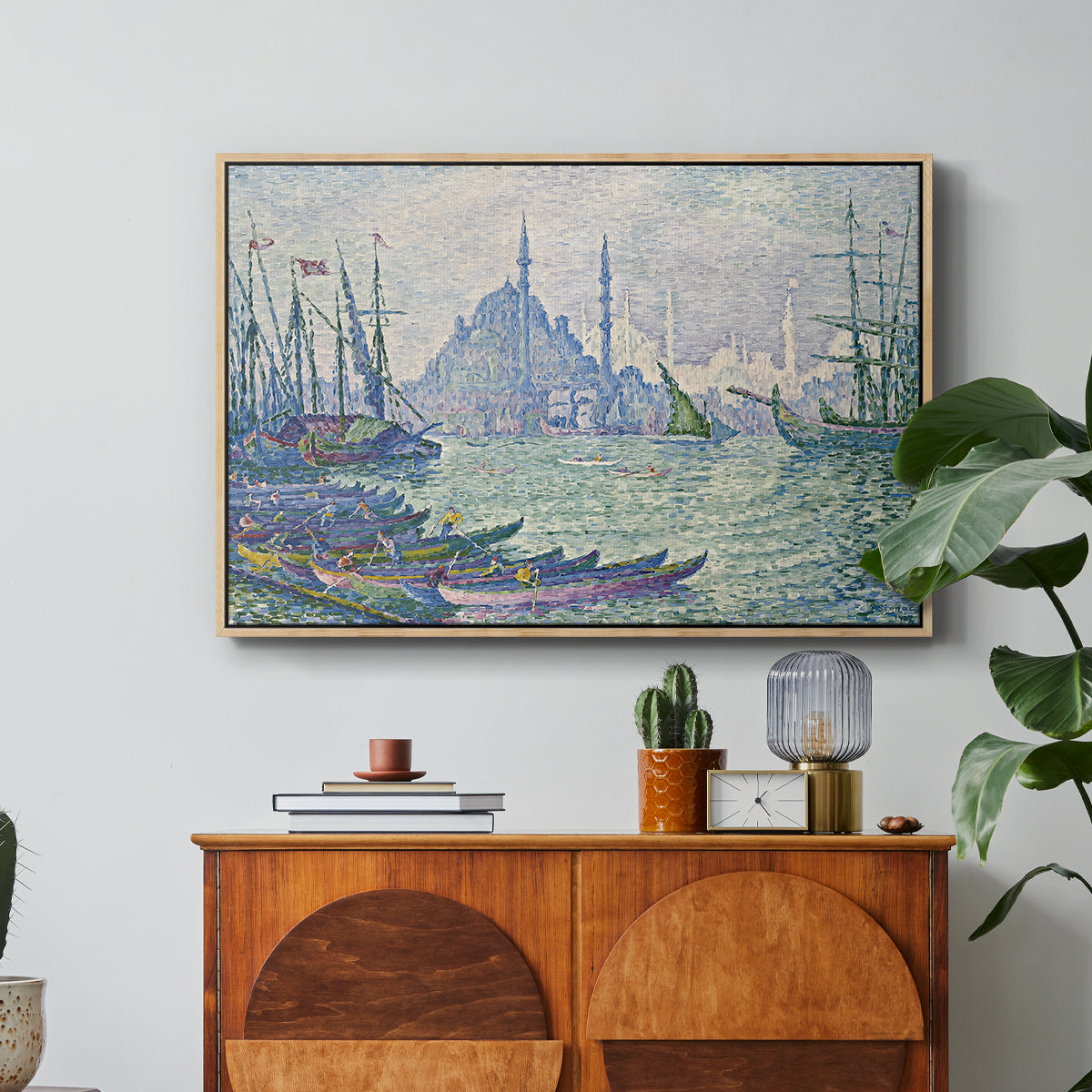 The Golden Horn, Minarets, 1907 - Floater Framed Canvas Print
