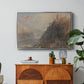 Rheinfels Looking to Katz and Gourhausen, 1817 - Floater Framed Canvas Print