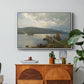 The Jetty at Feste near Moss, 1898 - Floater Framed Canvas Print