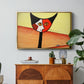 Picasso's Cat–El Gato - Floater Framed Canvas Print