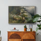 Eagles and Dying Stag on a Lakeshore, 1836 - Floater Framed Canvas Print