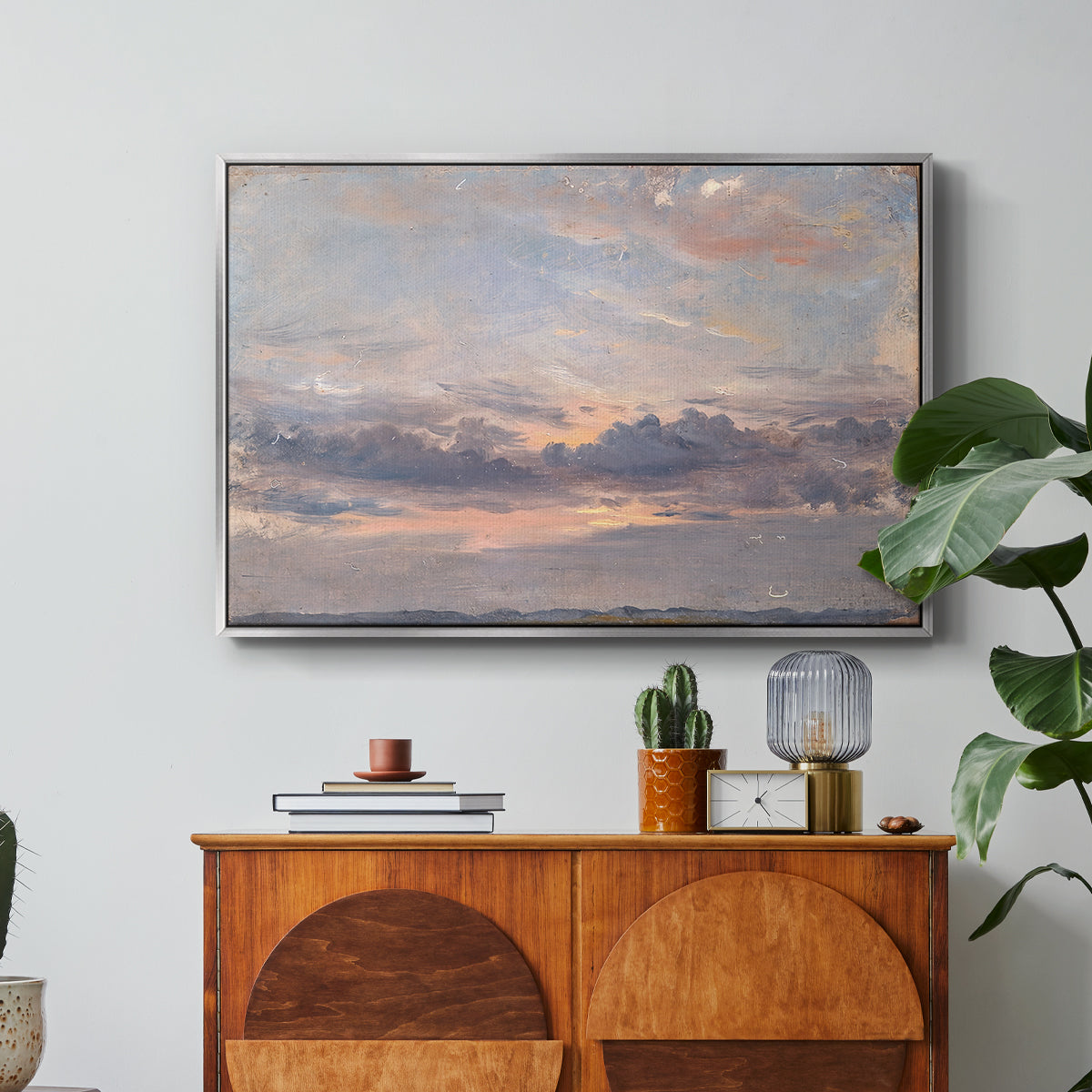 A Cloud Study, Sunset, c. 1821-1822 - Floater Framed Canvas Print