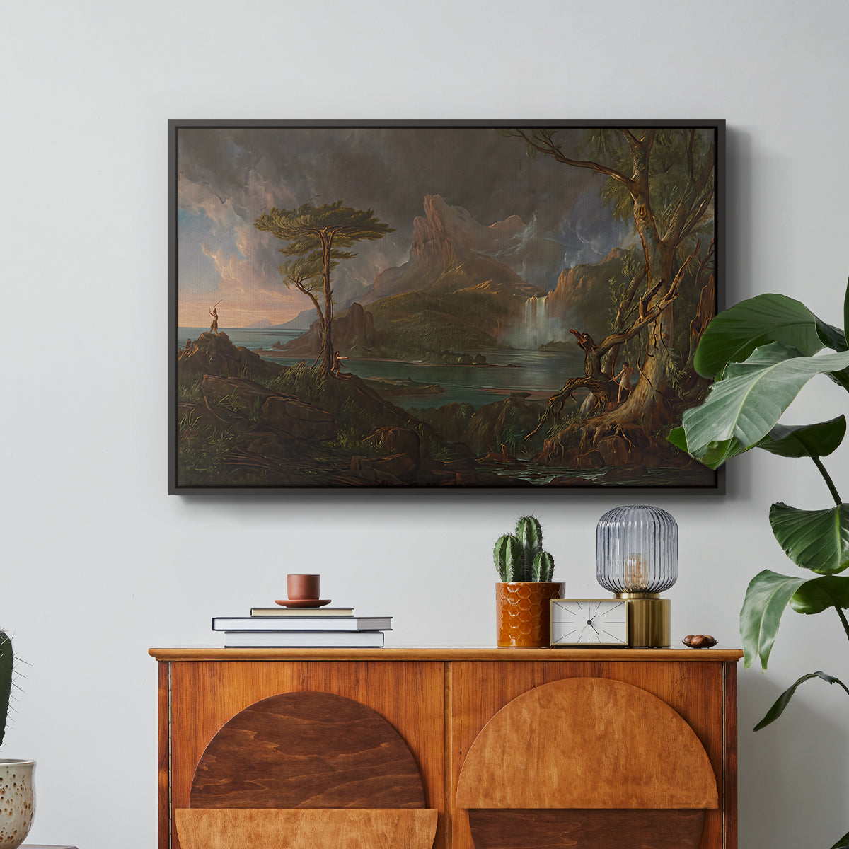 A Wild Scene, 1831-1832 - Floater Framed Canvas Print