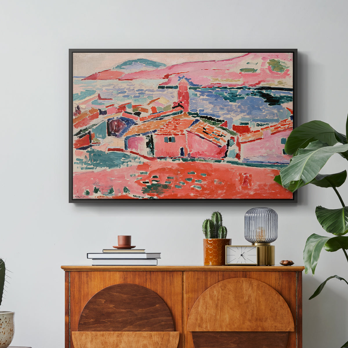View of Collioure, 1905 - Floater Framed Canvas Print