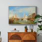 Venice: The Dogana and San Giorgio Maggiore, 1834 - Floater Framed Canvas Print