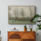 Washerwomen in a Willow Grove, c. 1871 - Floater Framed Canvas Print