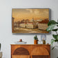 The Riding School at Akershus Castle, 1846 - Floater Framed Canvas Print