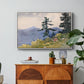 North Woods Club, Adirondacks, 1892 - Floater Framed Canvas Print