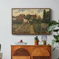 Garden of a Florist (The Flower Garden), 1864 - Floater Framed Canvas Print
