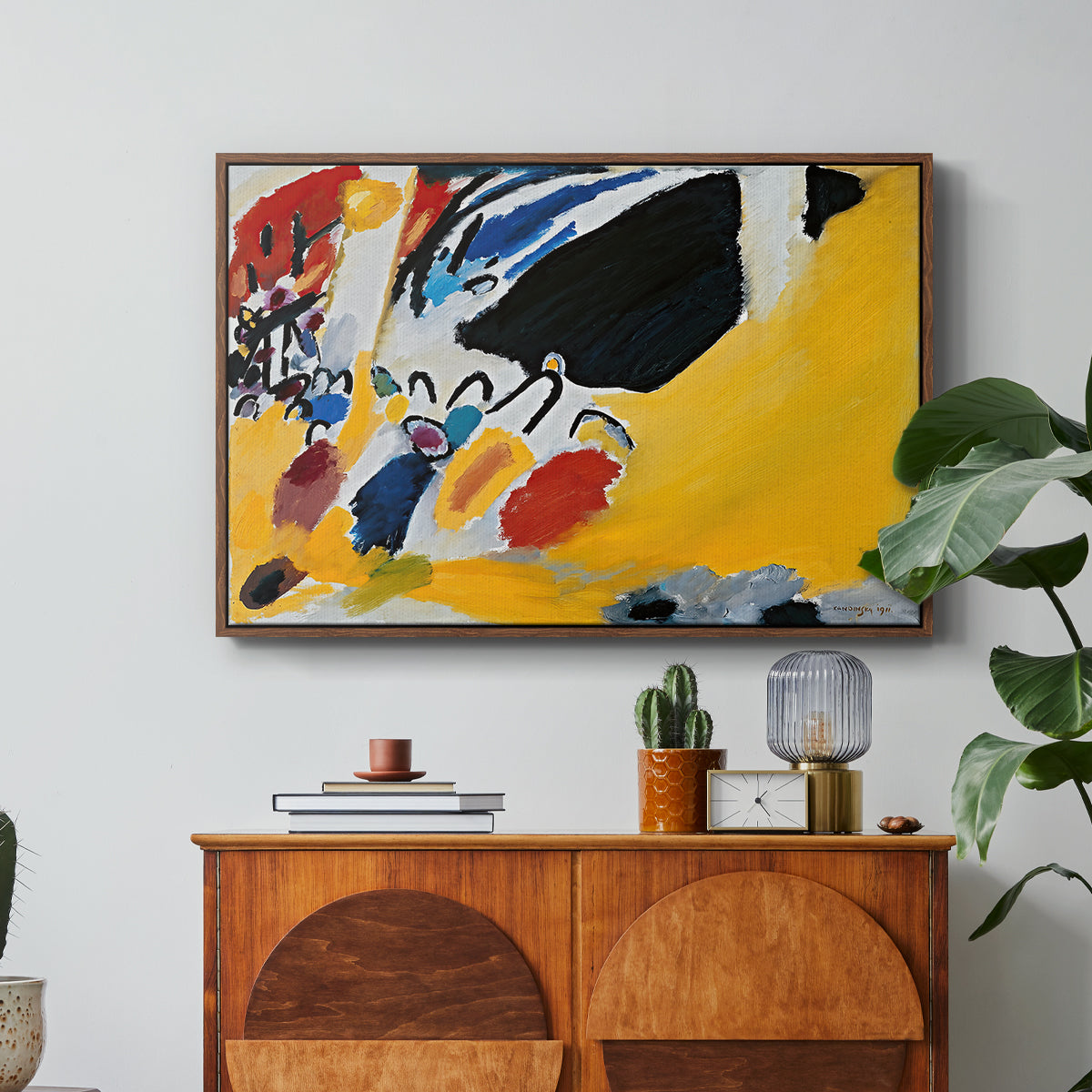 Impression III (Concert), 1911 - Floater Framed Canvas Print