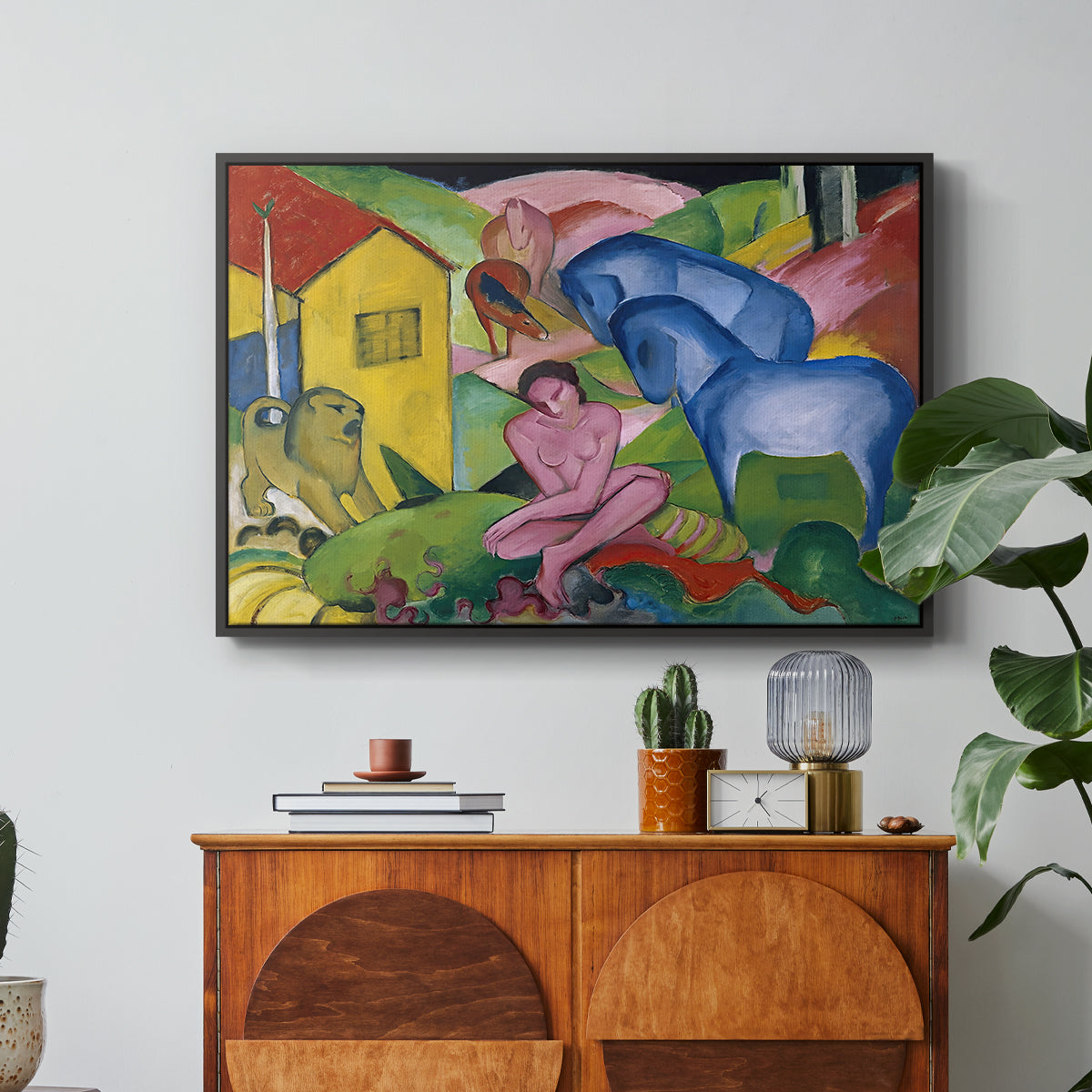 The Dream, 1912 - Floater Framed Canvas Print