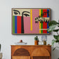 Design for Cover of Exhibition Catalogue, 1951 - Floater Framed Canvas Print
