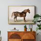 A Cart-Horse - Floater Framed Canvas Print