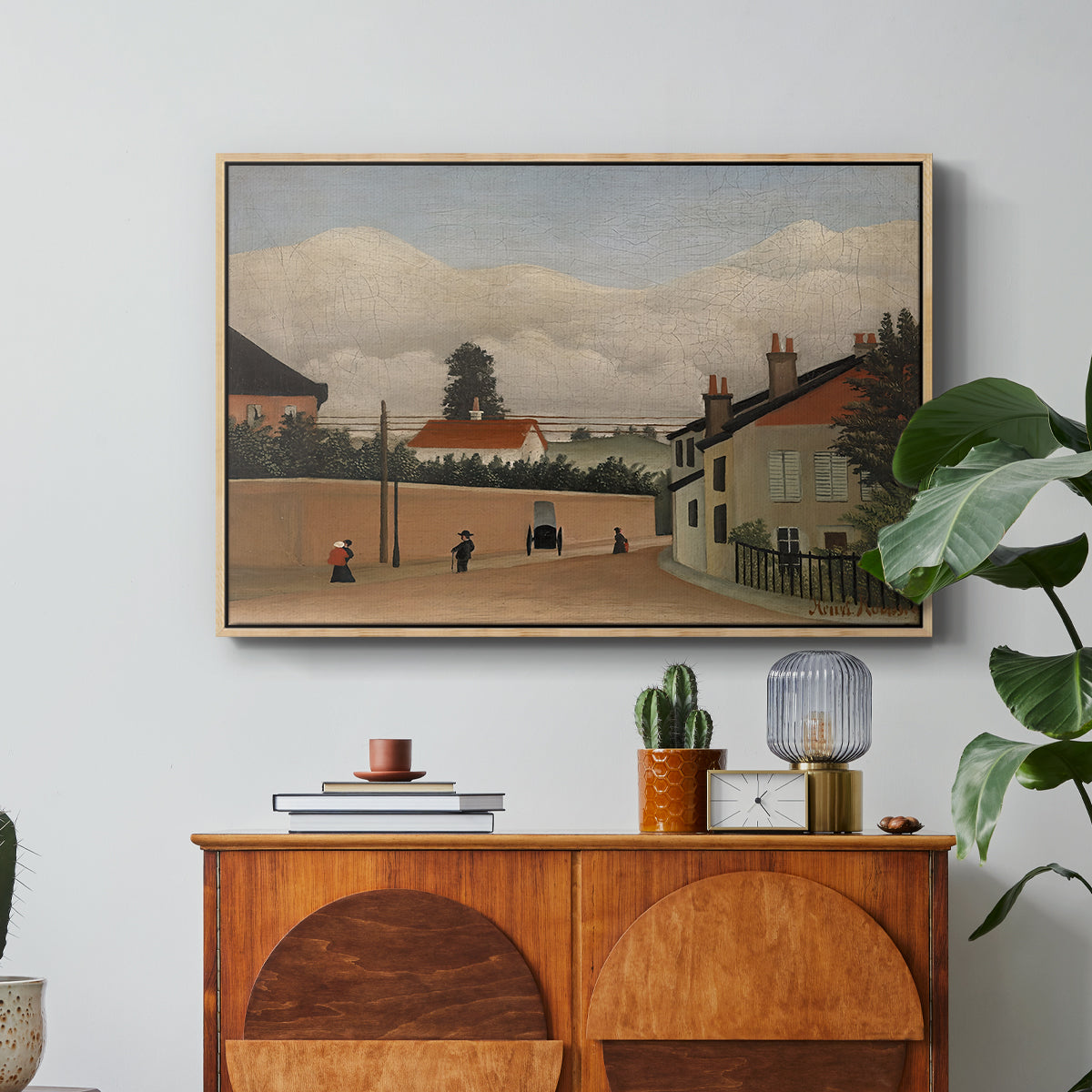 Outskirts of Paris, c. 1906-1910 - Floater Framed Canvas Print