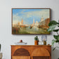 Venice: The Dogana and San Giorgio Maggiore, 1834 - Floater Framed Canvas Print