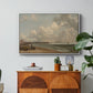 Yarmouth Jetty, 1822 - Floater Framed Canvas Print