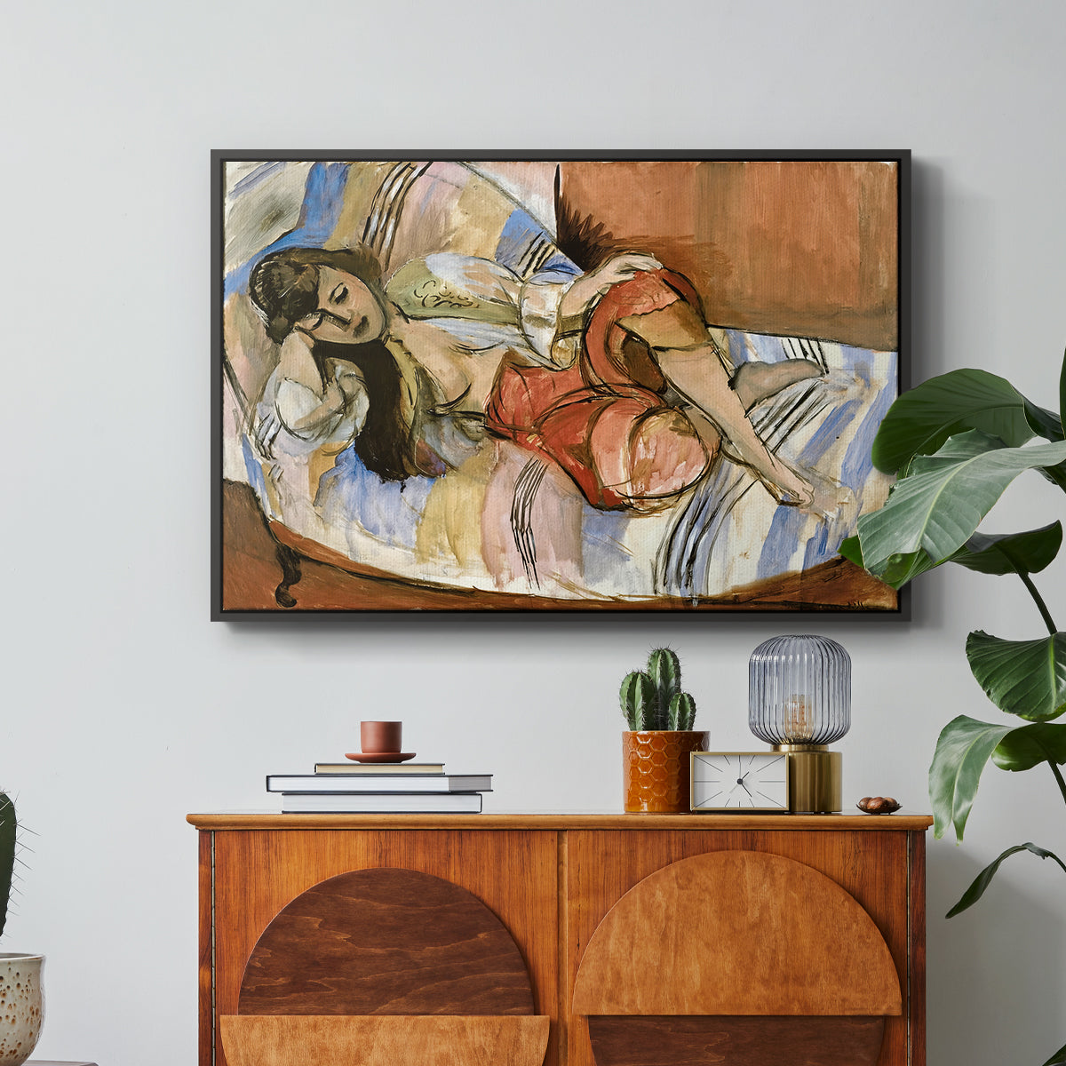 Odalisque, 1923 - Floater Framed Canvas Print