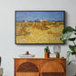 Wheat Field with Sheaves (Harvest in Provence), 1888 - Floater Framed Canvas Print