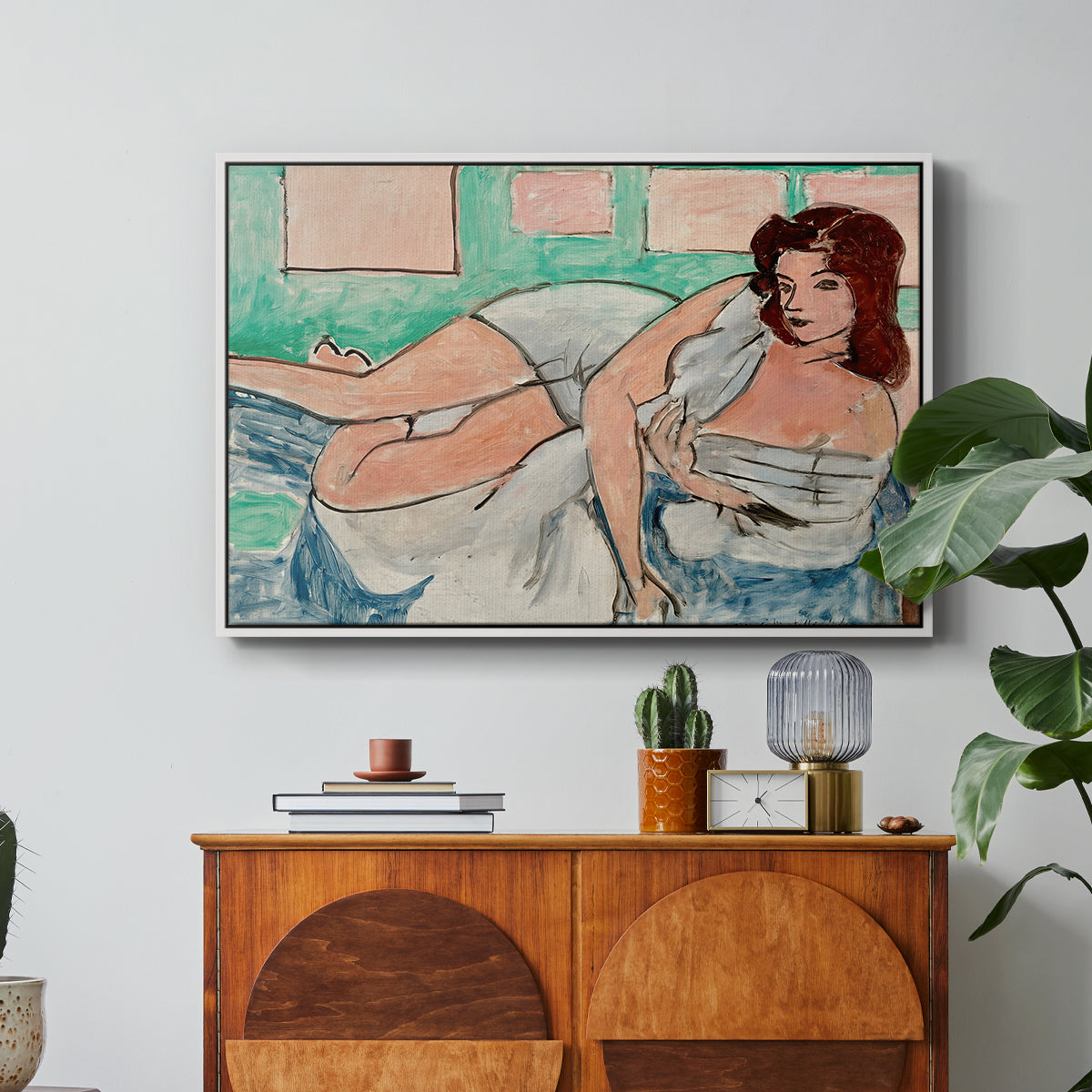Nude in a Bathrobe (Nu au peignoir), 1941 - Floater Framed Canvas Print