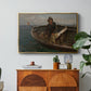Fishermen from Rügen, 1882 - Floater Framed Canvas Print