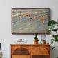 Children Playing on the Beach in Valencia, c. 1908 - Floater Framed Canvas Print