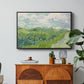 Green Wheat Field, Auvers, 1890 - Floater Framed Canvas Print
