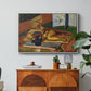 Sculpture and Persian Vase (The Bronze Figure), 1908 - Floater Framed Canvas Print