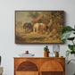 The Midday Meal, 1835 - Floater Framed Canvas Print