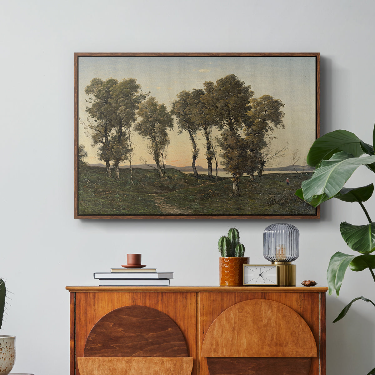 Autumn Evening, 1894 - Floater Framed Canvas Print