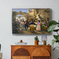 Romans Gathered for Merriment at an Osteria, 1839 - Floater Framed Canvas Print