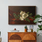 Magnolia on Red Velvet, c. 1885-1890 - Floater Framed Canvas Print