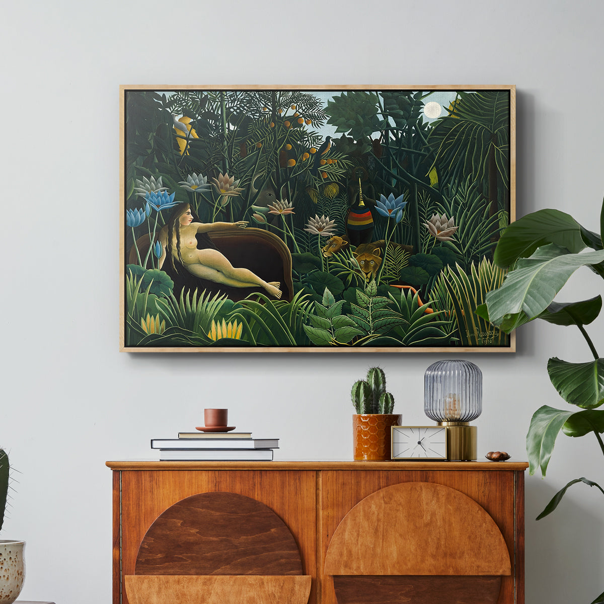The Dream (Le Rêve), 1910 - Floater Framed Canvas Print