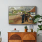 L. A. Ring Painting near Aasum Smithy, 1893 - Floater Framed Canvas Print