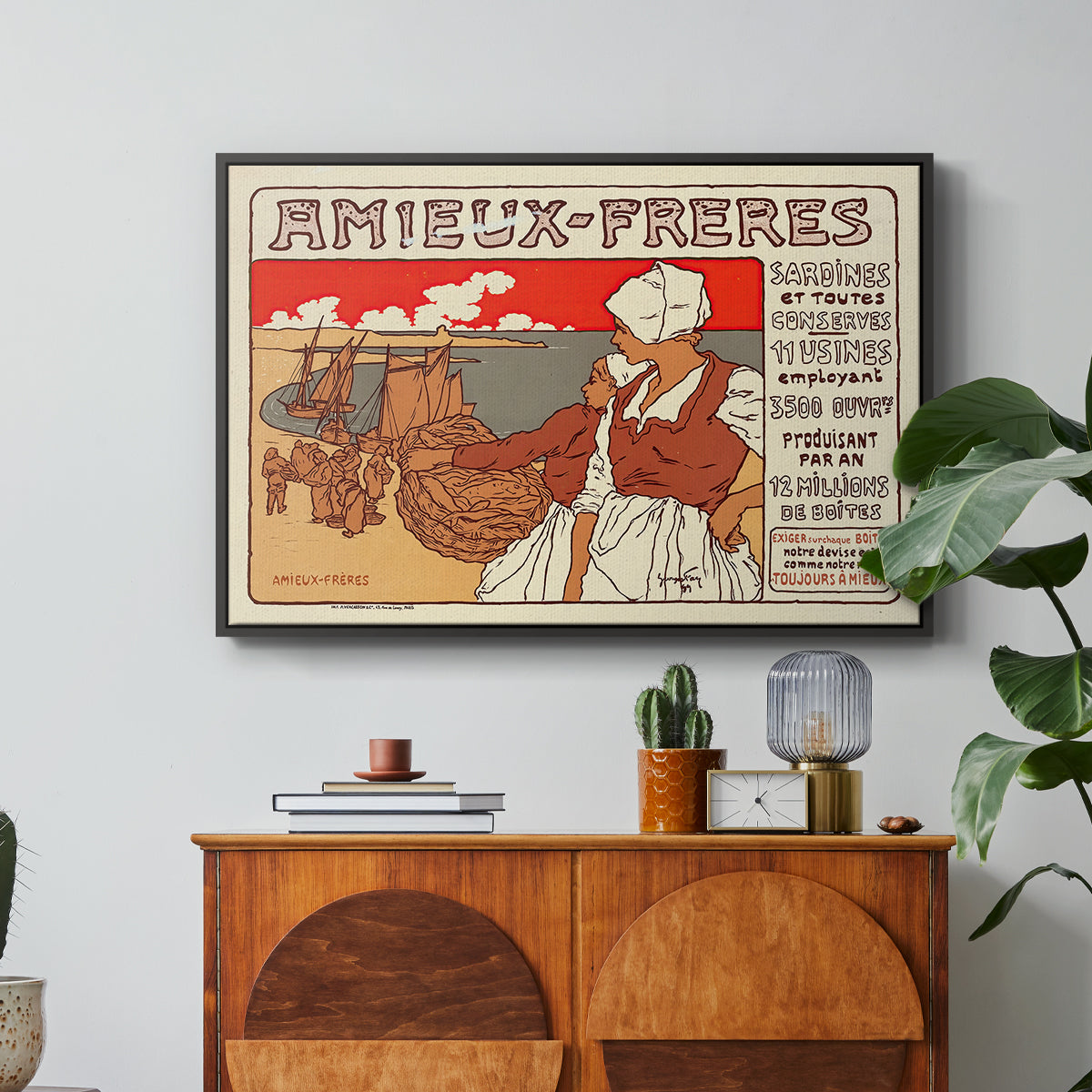 Amieux-Frères (Advertising Poster), 1899 - Floater Framed Canvas Print