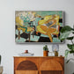 Seated Woman with Flower, 1942 - Floater Framed Canvas Print