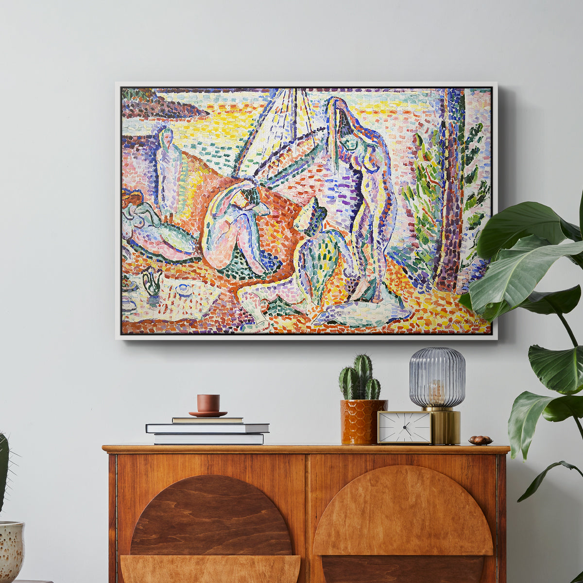 Luxe, Calme et Volupté, 1904 - Floater Framed Canvas Print