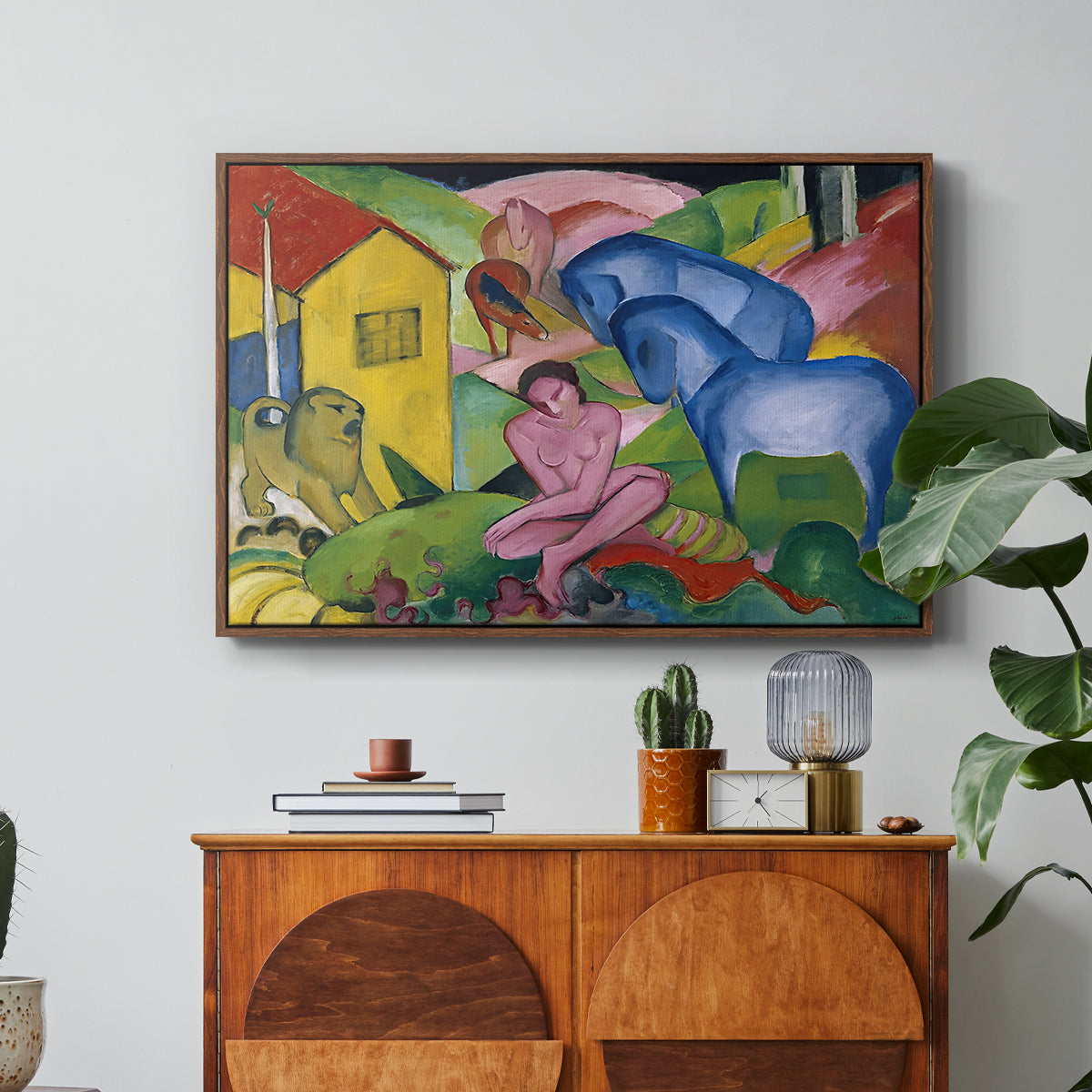 The Dream, 1912 - Floater Framed Canvas Print