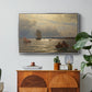 From the Inlet of Oslo, 1874 - Floater Framed Canvas Print