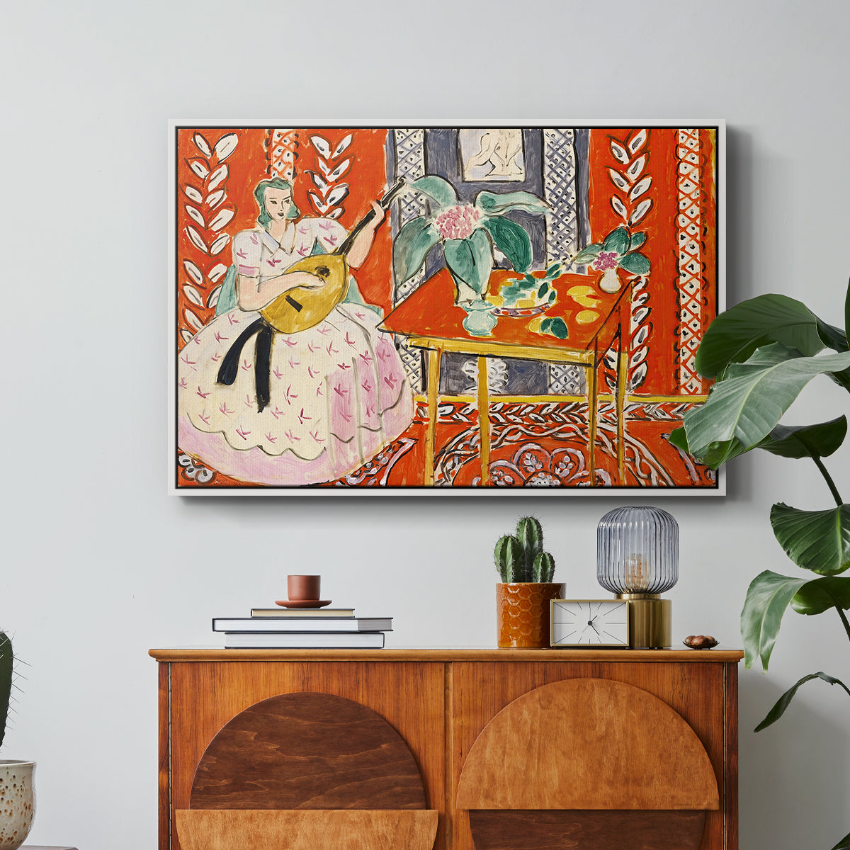 The Lute (Le luth), 1943 - Floater Framed Canvas Print
