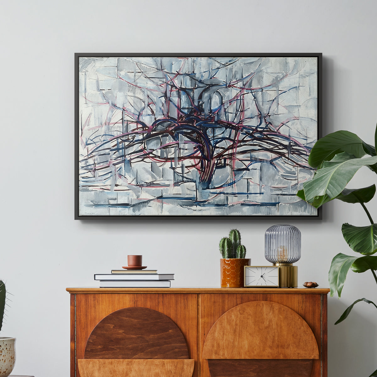 Horizontal Tree, 1912 - Floater Framed Canvas Print