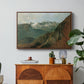The Dachstein from the Plassen near Hallstatt, 1827 - Floater Framed Canvas Print