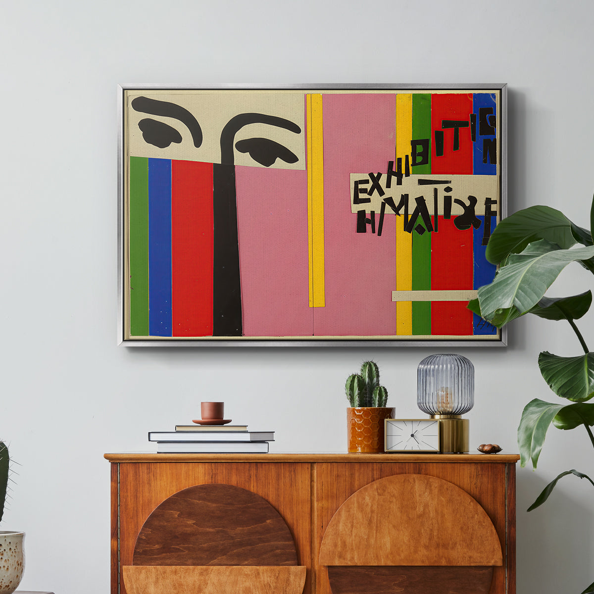 Design for Cover of Exhibition Catalogue, 1951 - Floater Framed Canvas Print