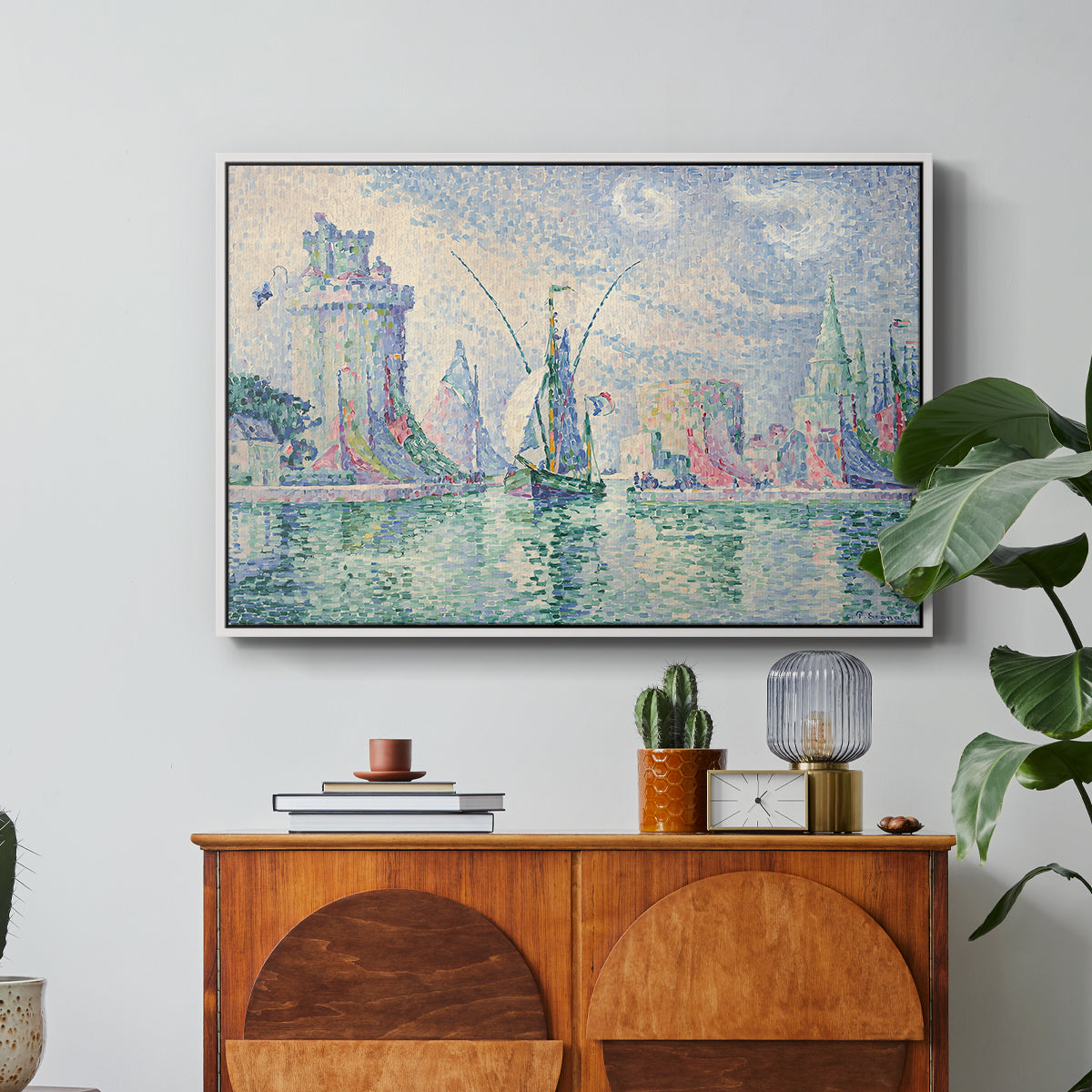 The Green Towers (Les tours vertes, la Rochelle), 1913 - Floater Framed Canvas Print