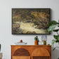 Waterfall in Hallingdal, 1848 - Floater Framed Canvas Print