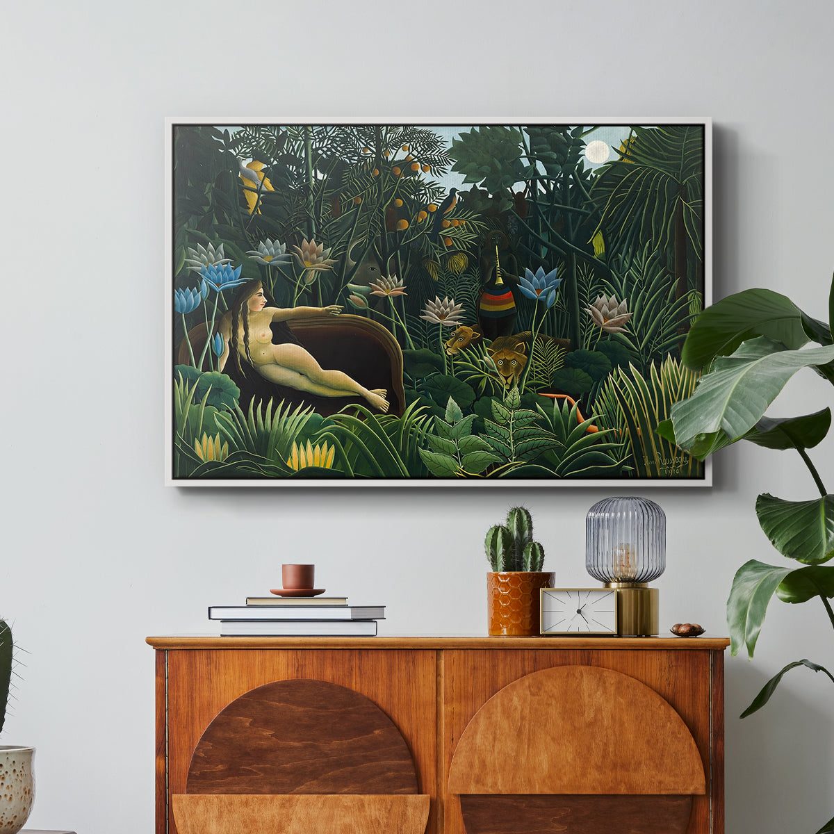 The Dream (Le Rêve), 1910 - Floater Framed Canvas Print
