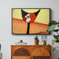 Picasso's Cat–El Gato - Floater Framed Canvas Print