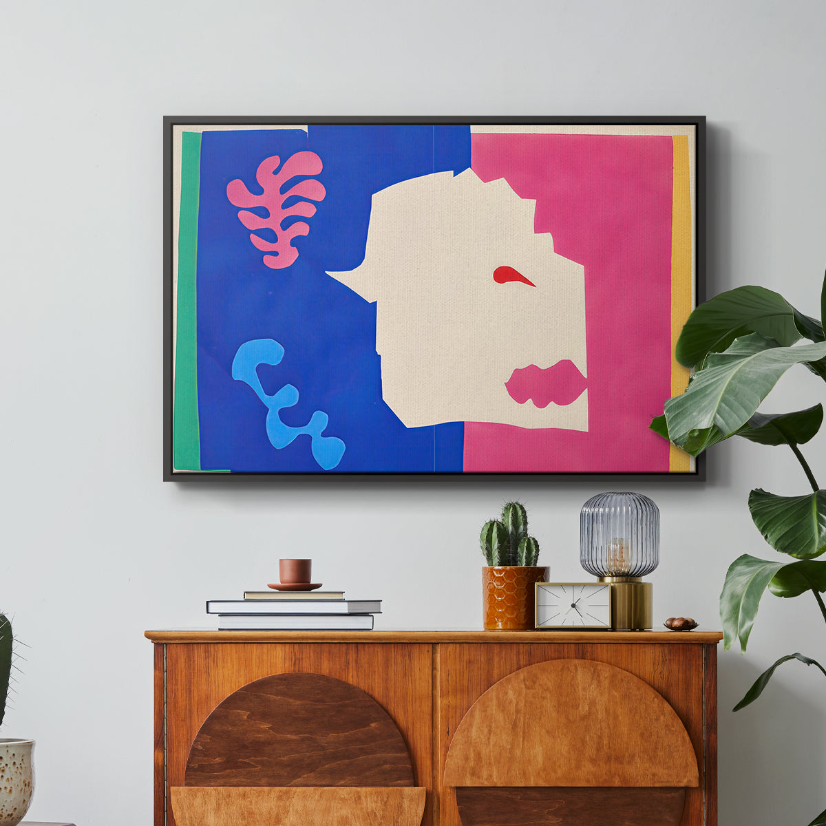The Wolf (Le loup), from Jazz, 1947 - Floater Framed Canvas Print