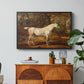 Grey Arabian Stallion, Property of Sir Watkin Williams-Wynn, c. 1817 - Floater Framed Canvas Print
