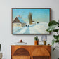 Shoveling Snow on a Beautiful Winter Day, c. 1898 - Floater Framed Canvas Print